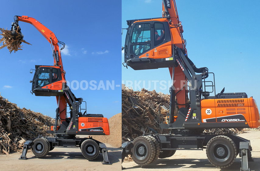 Металлоперегружатель колесный DOOSAN DX210 MH