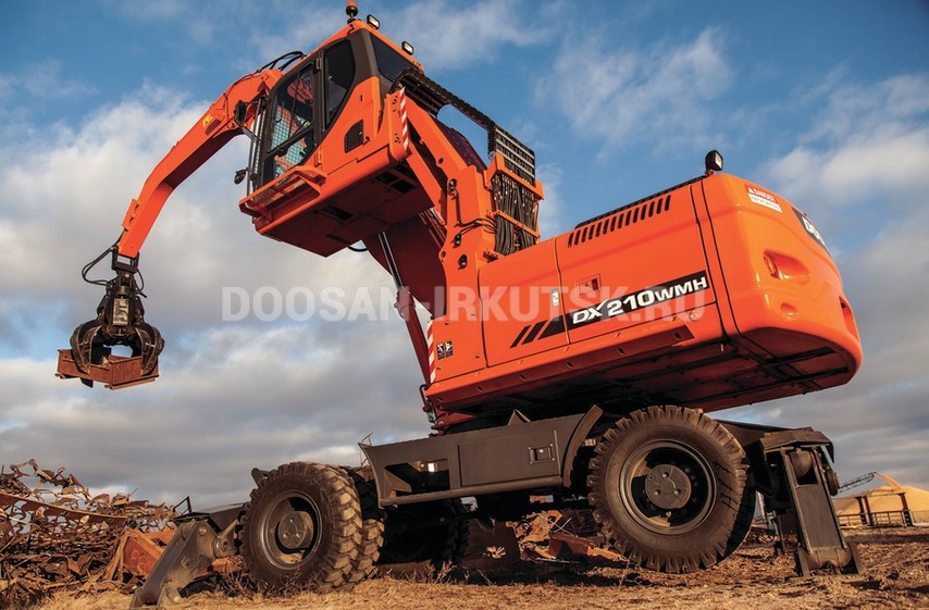 Металлоперегружатель колесный DOOSAN DX210 MH