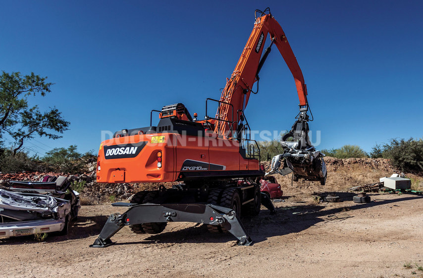 Металлоперегружатель колесный DOOSAN DX210 MH