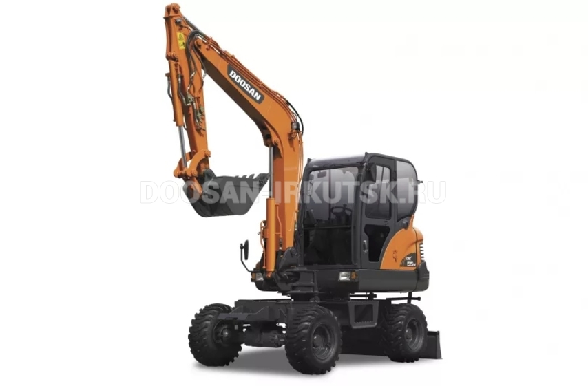 Колесный экскаватор DOOSAN DX 55W