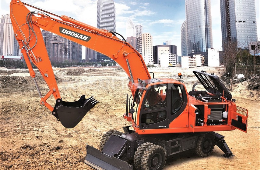 Колесный экскаватор DOOSAN DX 210 WA