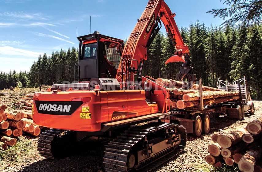 Бревноперегружатель гусеничный DOOSAN DX 225 LL