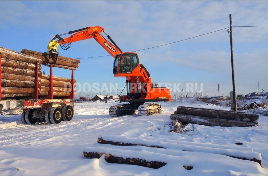 Бревноперегружатель гусеничный DOOSAN DX 225 LCA